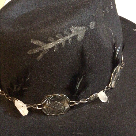 NEW!  boho Crystal Moons Stevie Nicks  Rancher - Picture 4 of 7